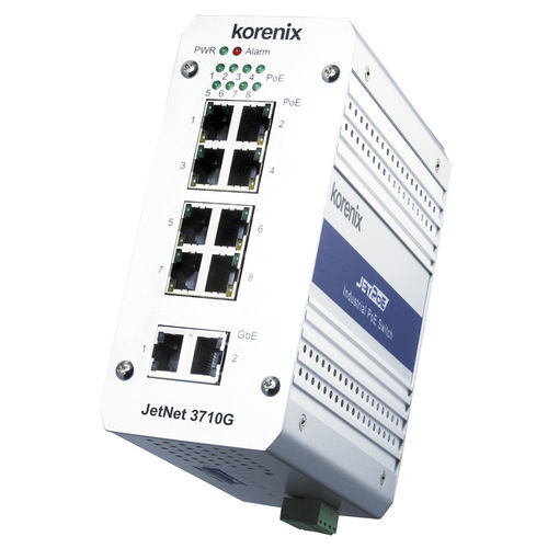 Switch Ethernet non gestibile - JetNet 3710G - Korenix Technology - 10 porte / 10/100BaseT(X) / gigabit