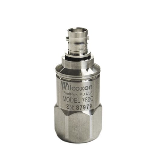 Sensore di accelerazione IEPE - 786C - Wilcoxon Sensing Technologies - IP67 / sensibilità / per uso generale