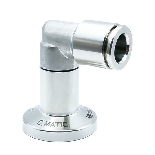 Raccordo per prodotti chimici - MX15-XT - C.Matic S.p.A. - pneumatico / con flangia / gomito a 90°