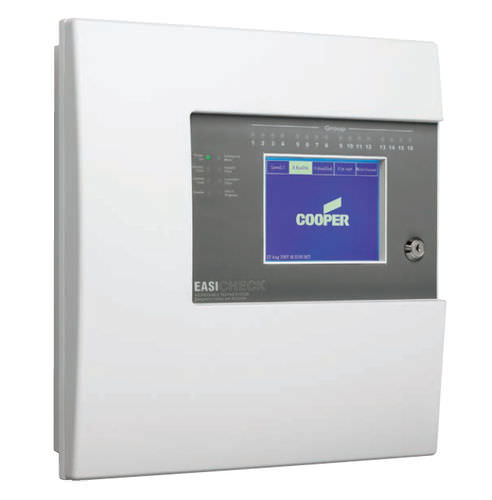 Pannello di comando per allarme antincendio - EasiCheck 2 - Cooper Lighting and Safety - analogico / indirizzabile / con touch screen