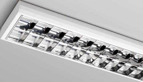 Dispositivo di illuminazione a soffitto - Chevin Plus - Cooper Lighting and Safety - a tubo fluorescente / per negozio / per magazzino