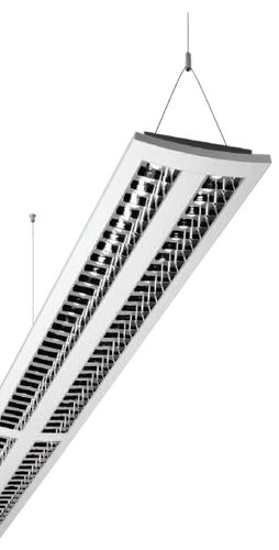Dispositivo di illuminazione a soffitto - Vertex - Cooper Lighting and Safety - a tubo fluorescente / per negozio / per magazzino