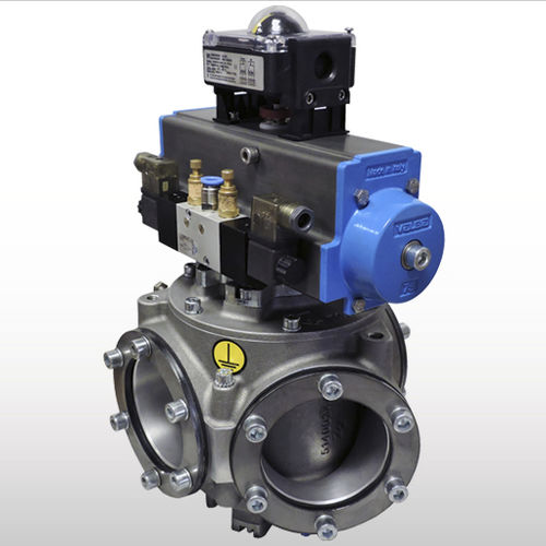 Valvola deviatrice per trasporto pneumatico - VAS series - WAMGROUP S.p.A - per prodotti alimentari / ATEX / con attuatore pneumatico
