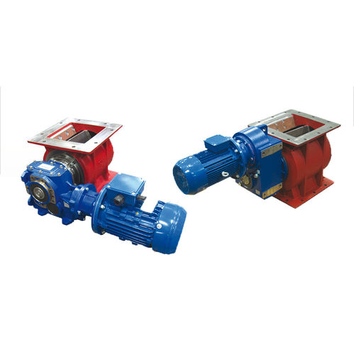 Valvola rotante per pellets di legno - RWN series - WAMGROUP S.p.A - per applicazioni pesanti / flangia quadrata / a gravità