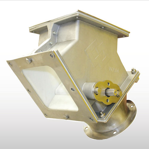 Valvola deviatrice per trasporto pneumatico - DVA series - WAMGROUP S.p.A - per prodotti alimentari / per plastica / per applicazioni pesanti