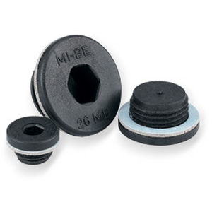 Tappo rotondo - TCNB  - Miselli - piatto / filettato / in plastica