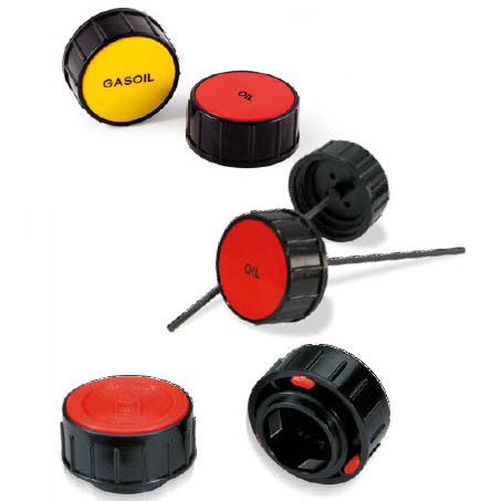 Tappo rotondo - TF - TFA - NYPO-24 - Miselli - filettato / femmina / in plastica