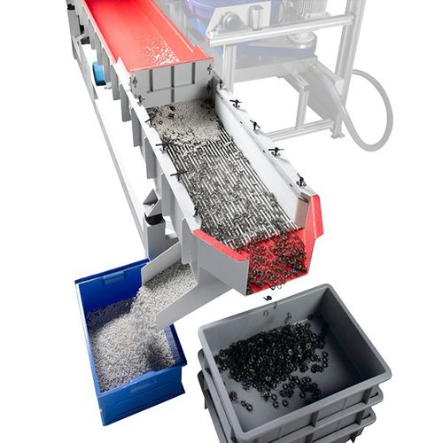 Vaglio a vibrazione lineare - SSR - OTEC Präzisionsfinish GmbH - per granulati