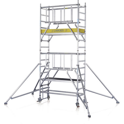 Ponteggio a torre amovibile - MultiTower S-PLUS 1T - ZARGES - per facciata / modulare