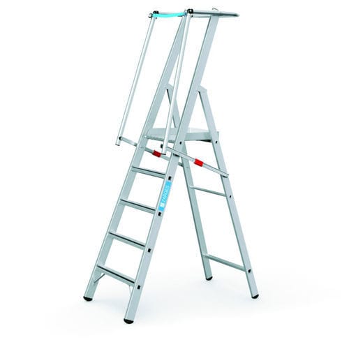 Scala da appoggio in alluminio anodizzato - ZAP Safemaster S  - ZARGES - a piattaforma