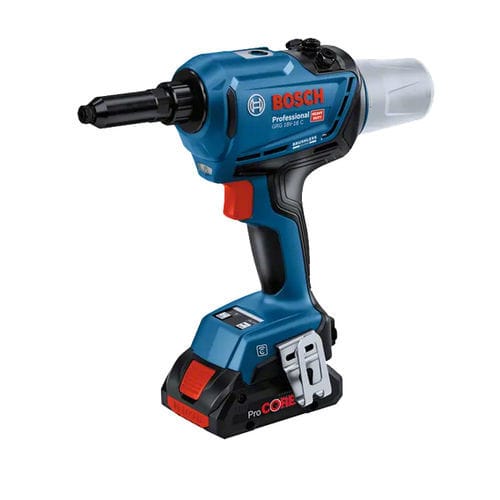 Rivettatrice automatica - GRG 18V-16 C Professional series - Bosch Production Tools - senza fili / per rivetti a strappo