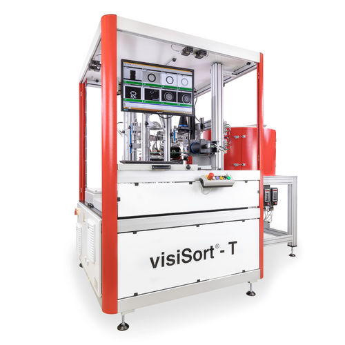 Macchina di smistamento per l'industria automobilistica - visiSort-T  - visicontrol GmbH - per l'industria farmaceutica / per l'industria mineraria / per l'industria agroalimentare