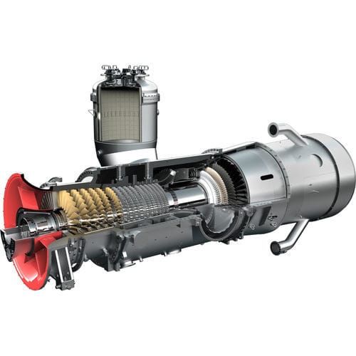 Turbina a gas - AE94.2 - ANSALDO ENERGIA - per produzione di energia / a ciclo combinato / monoalbero