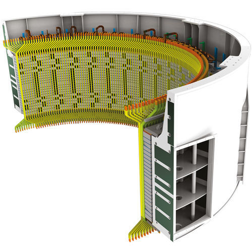 Alternatore per turbina idraulica - ANSALDO ENERGIA - trifase / brushless / multipolare