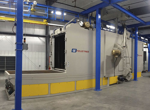 Granigliatrice manuale - Monorail 60x72 - LS Industries - per metallo / automatica