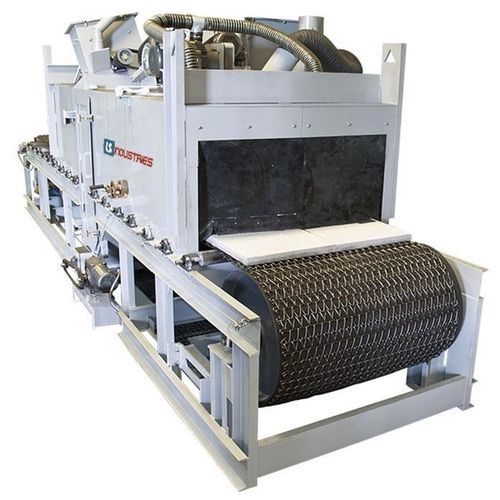 Granigliatrice a nastro - MBB 48×12 - LS Industries - manuale / per metallo / automatica