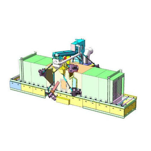 Granigliatrice manuale - STRB 74×74 - LS Industries - per metallo / automatica