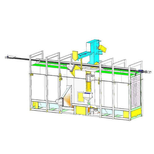 Granigliatrice manuale - Monorail 72×120 - LS Industries - per metallo / automatica