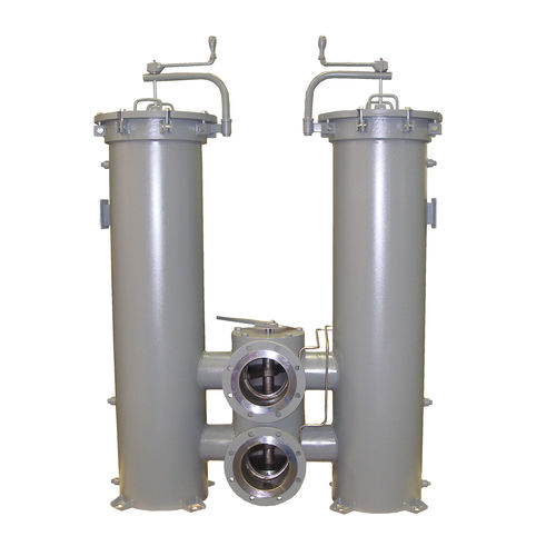Carter per filtro a cartuccia - The Hilliard Corporation - per liquido / in metallo / duplex