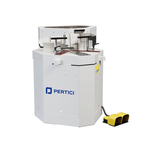 Pressa crimpatrice per profilati in alluminio - HP 700 - Pertici S.p.A. - in alluminio / semiautomatica / idraulica