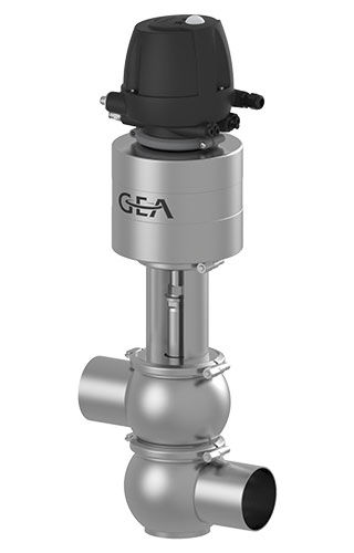 Valvola a disco - VARIVENT®, ECOVENT® - GEA Tuchenhagen - con deviatore / per liquidi alimentari e bevande / igienica