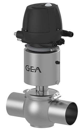 Valvola a sfera - ECOVENT®, N_/ECO series - GEA Tuchenhagen - elettrica / di arresto / per liquidi alimentari e bevande
