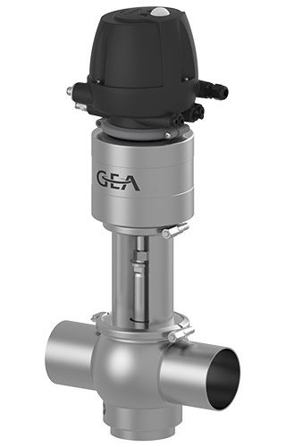 Valvola a sfera - VARIVENT® C, K series - GEA Tuchenhagen - per acqua / a doppia sede