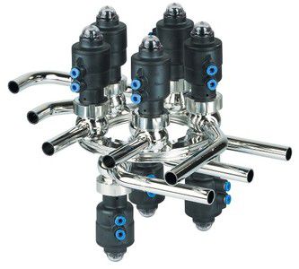 Valvola di arresto - Series VESTA® - GEA Tuchenhagen - per liquidi alimentari e bevande / modulare / compatta