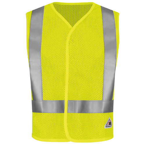 Gilet da lavoro - 6.5 oz, HRC1  - Bulwark - ignifugo / alta visibilità / in aramide