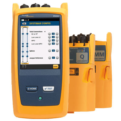 Tester di perdita di potenza - CertiFiber® Pro - Fluke Networks - per cavo / ad uso industriale / portatile