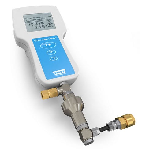 Analizzatore CO2/02 - OXYBABY® M+ P - WITT-Gasetechnik - di monitoraggio / di concentrazione / di pressione