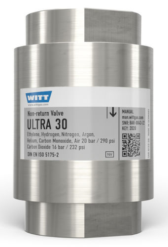 Valvola di ritegno per gas - ULTRA 30 - WITT-Gasetechnik - DIN / NPT / di protezione