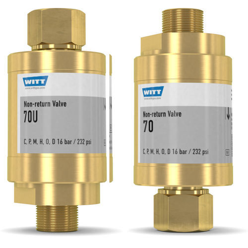 Valvola di ritegno per gas - 70 - WITT-Gasetechnik - DIN / filettata / di disintasamento