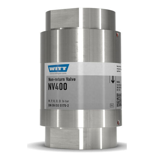 Valvola di ritegno per gas - 339-ES - WITT-Gasetechnik - filettata / di protezione / in acciaio inossidabile