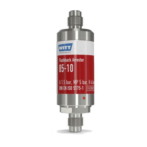 Antiritorno parafiamma con valvola di non ritorno - RF85-10N-ES VCR - WITT-Gasetechnik - di processo / da laboratorio / per l'industria chimica