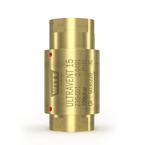 Valvola di sicurezza a gas - ULTRAVENT 15 - WITT-Gasetechnik - G / NPT / DIN
