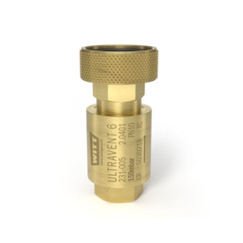 Valvola limitatrice di pressione a gas - ULTRAVENT 6 - WITT-Gasetechnik - a bassa pressione / regolabile / differenziale