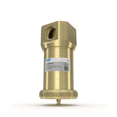 Filtro a gas - LE5 - WITT-Gasetechnik - a cartuccia / per condotto / in bronzo