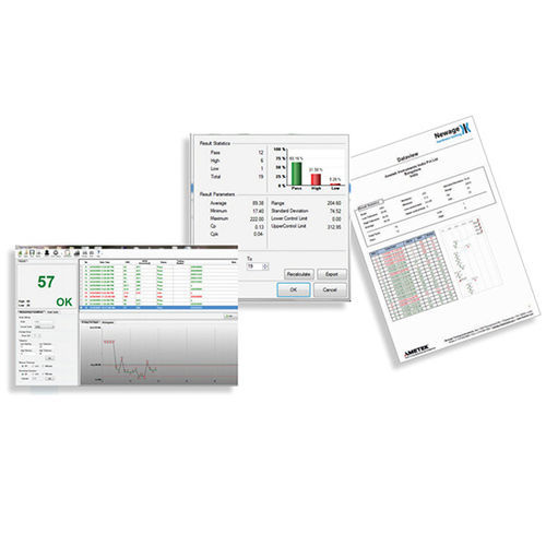Software di acquisizione dati - DataView®  - Ametek Newage Testing Instruments - di analisi statistica / di gestione dati