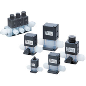 Valvola a membrana - LVC series - SMC PNEUMATIC - a comando pneumatico / di controllo / per prodotti chimici