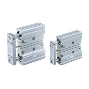 Elettrocilindro - JMGP series - SMC PNEUMATIC - con guida dell'asta del pistone / a doppio effetto / di guida