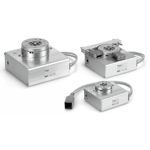 Tavola rotante elettrica - LER series - SMC PNEUMATIC - orizzontale / per macchina utensile / automatica