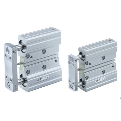 Elettrocilindro - JMGP - SMC PNEUMATIC - con guida dell'asta del pistone / a doppio effetto / di guida