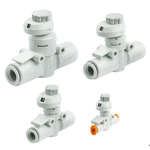 Regolatore di portata a pressione differenziale - AS series - SMC PNEUMATIC - pneumatico / digitale