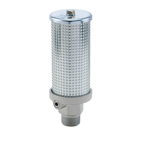 Silenziatore di regolazione - VCHN series - SMC PNEUMATIC - tubolare / in metallo