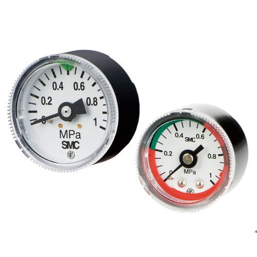 Manometro assoluto - G series - SMC PNEUMATIC - con quadrante / filettato / a tubo Bourdon