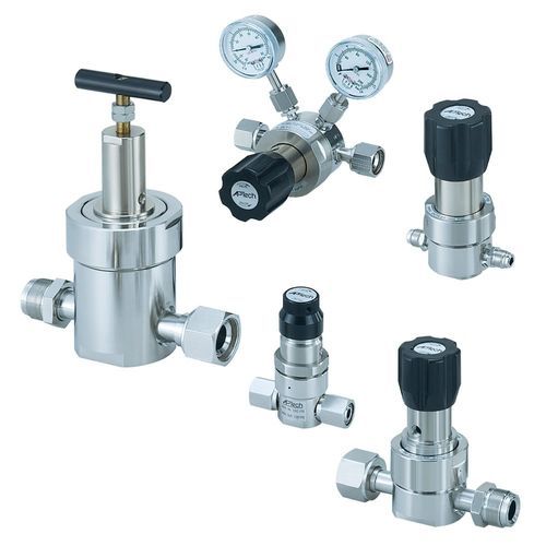 Regolatore di contro-pressione per gas - AK - SMC PNEUMATIC - a due piani / in acciaio inossidabile / industriale