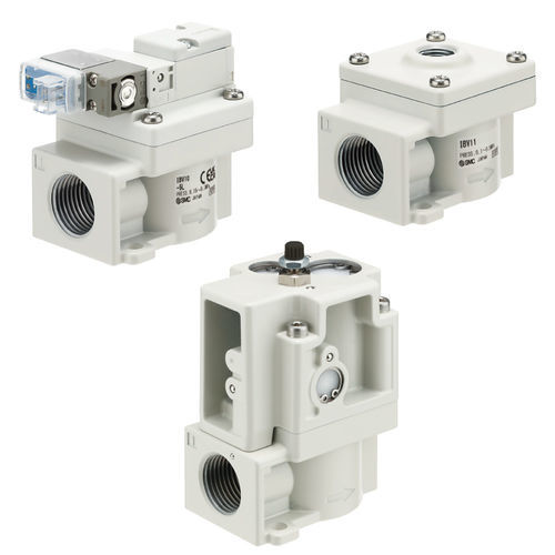 Valvola con attuatore elettrico - IBV series - SMC PNEUMATIC - a comando pneumatico / per aria / ad impulso