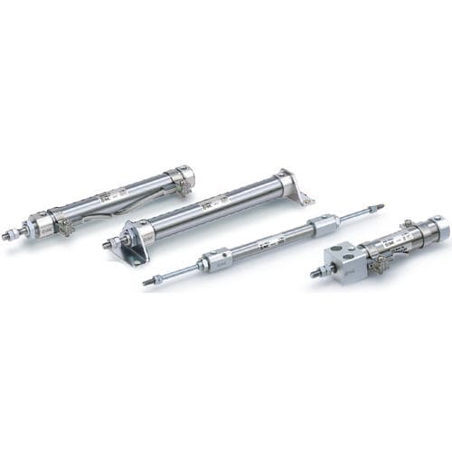 Cilindro pneumatico - CJ2 series - SMC PNEUMATIC - con asta / a doppio effetto / a effetto semplice