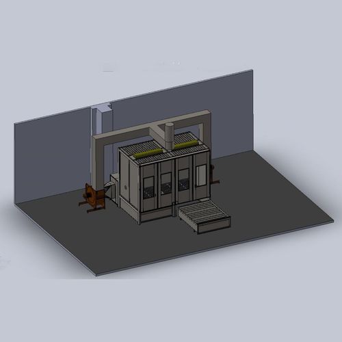 Cabina di verniciatura a filtro - Rainer Linz Oberflächentechnik gmbH - chiusa / automatica